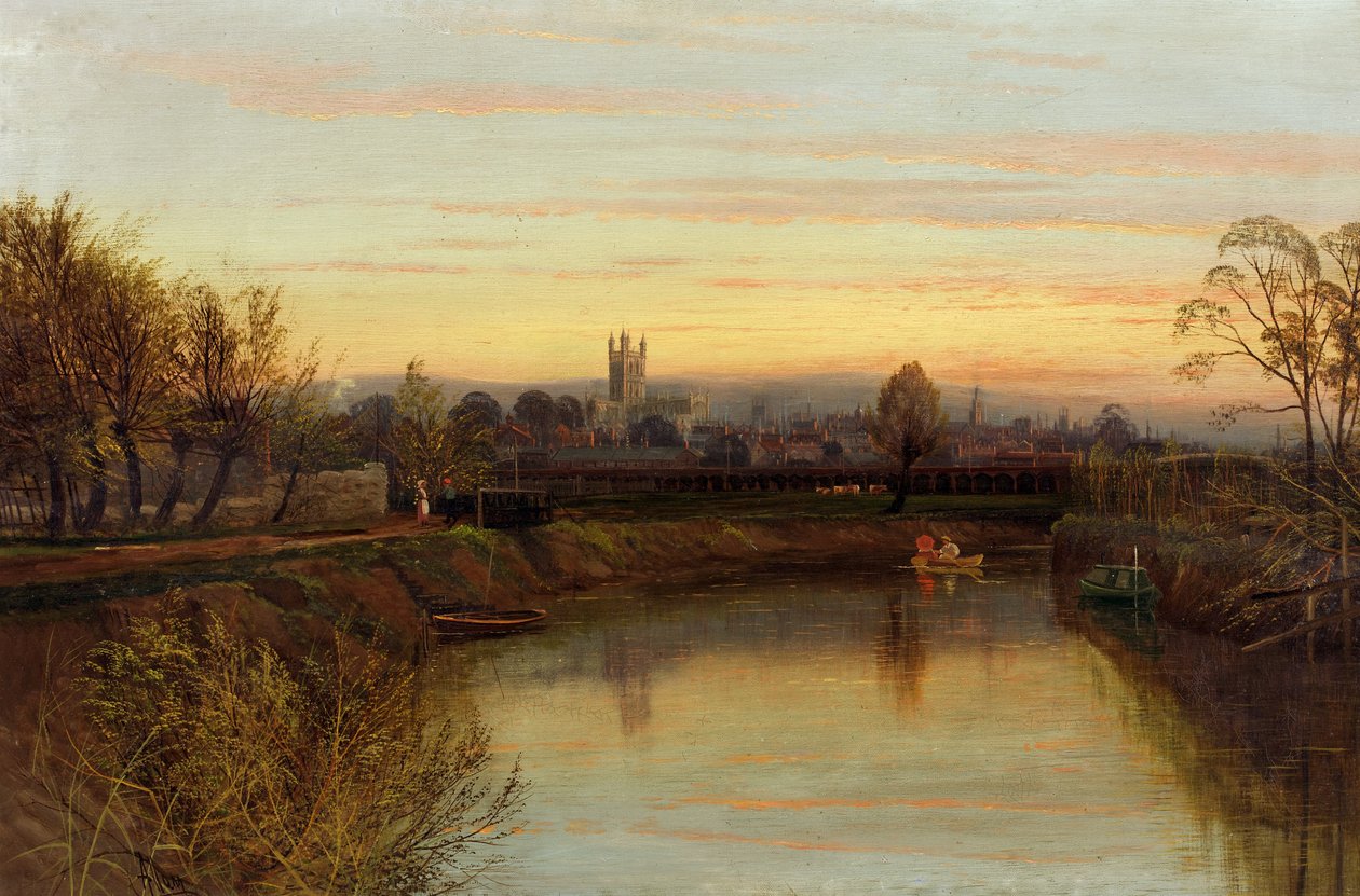 Gloucester desde Severnside Farm, c.1910 de Allam