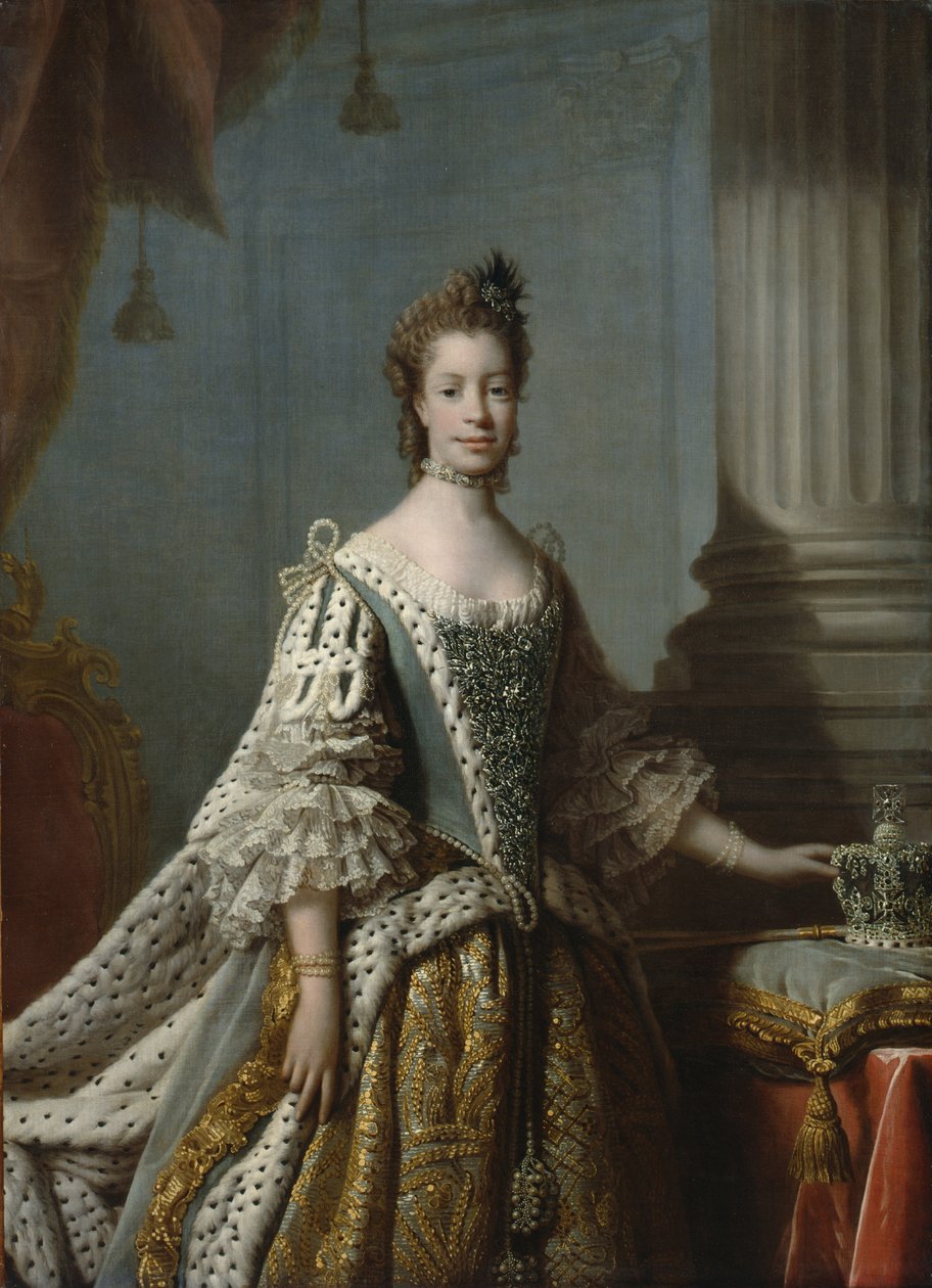 Carlota Sofía de Mecklemburgo-Strelitz, 1762 de Allan Ramsay