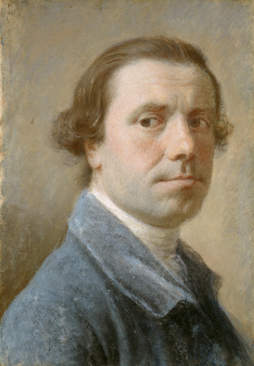 Allan Ramsay, 1713 - 1784. Artista (Autorretrato) de Allan Ramsay