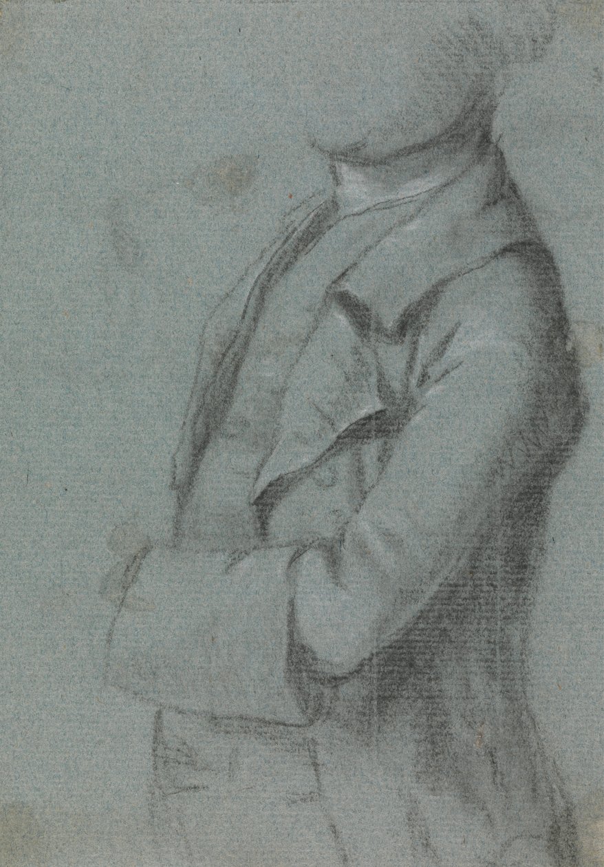 Estudio de vestuario para un retrato de hombre de Allan Ramsay