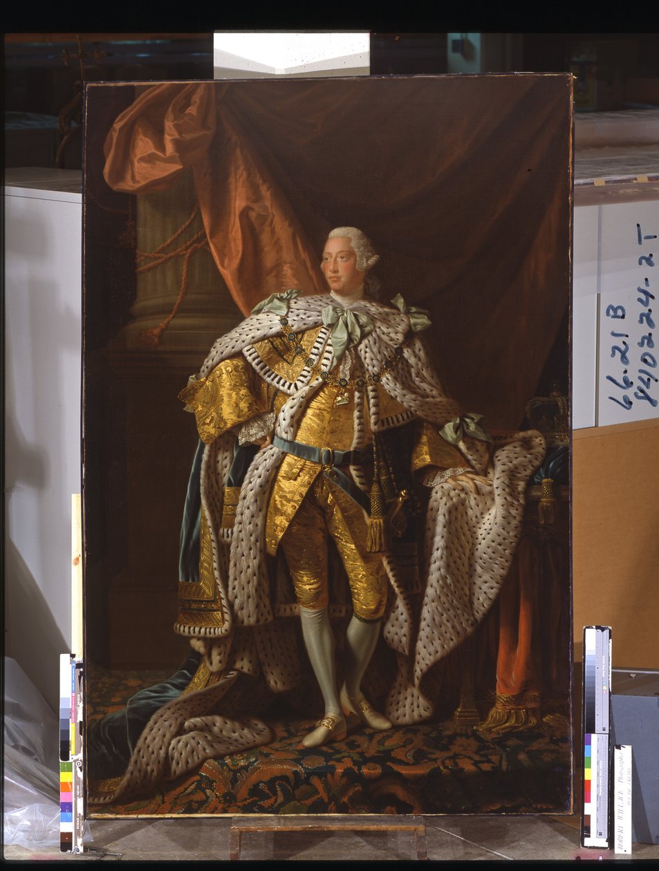 Rey Jorge III (óleo sobre lienzo) de Allan Ramsay