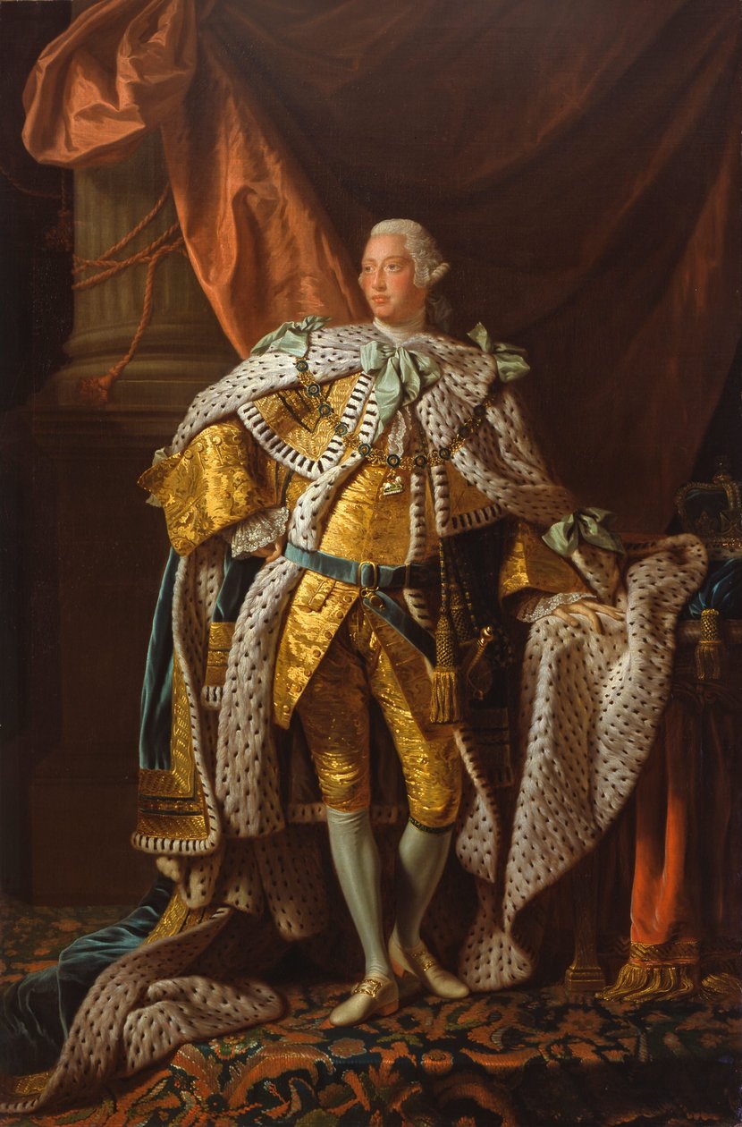El rey Jorge III de Allan Ramsay
