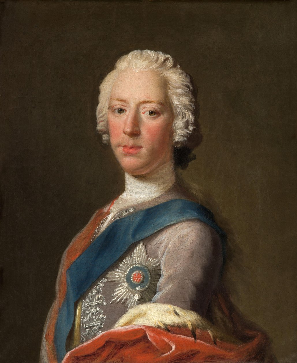 Príncipe Carlos Eduardo Estuardo, 1720 - 1788. Hijo mayor del Príncipe Jacobo Francisco Eduardo Estuardo de Allan Ramsay