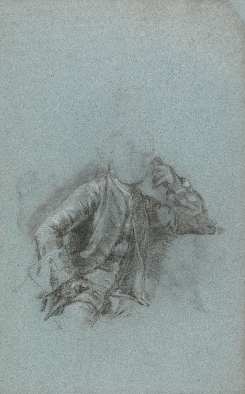 Estudio para el retrato de un caballero sentado de Allan Ramsay