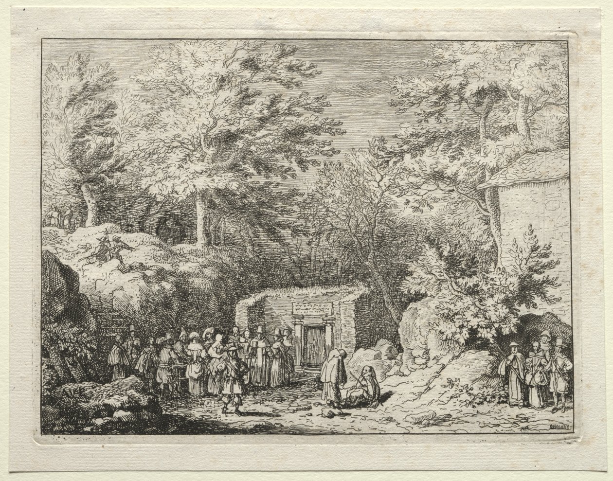 Four Springs in and around Spa: The Fourth Spring, The Spring at Sauvenière de Allart van Everdingen