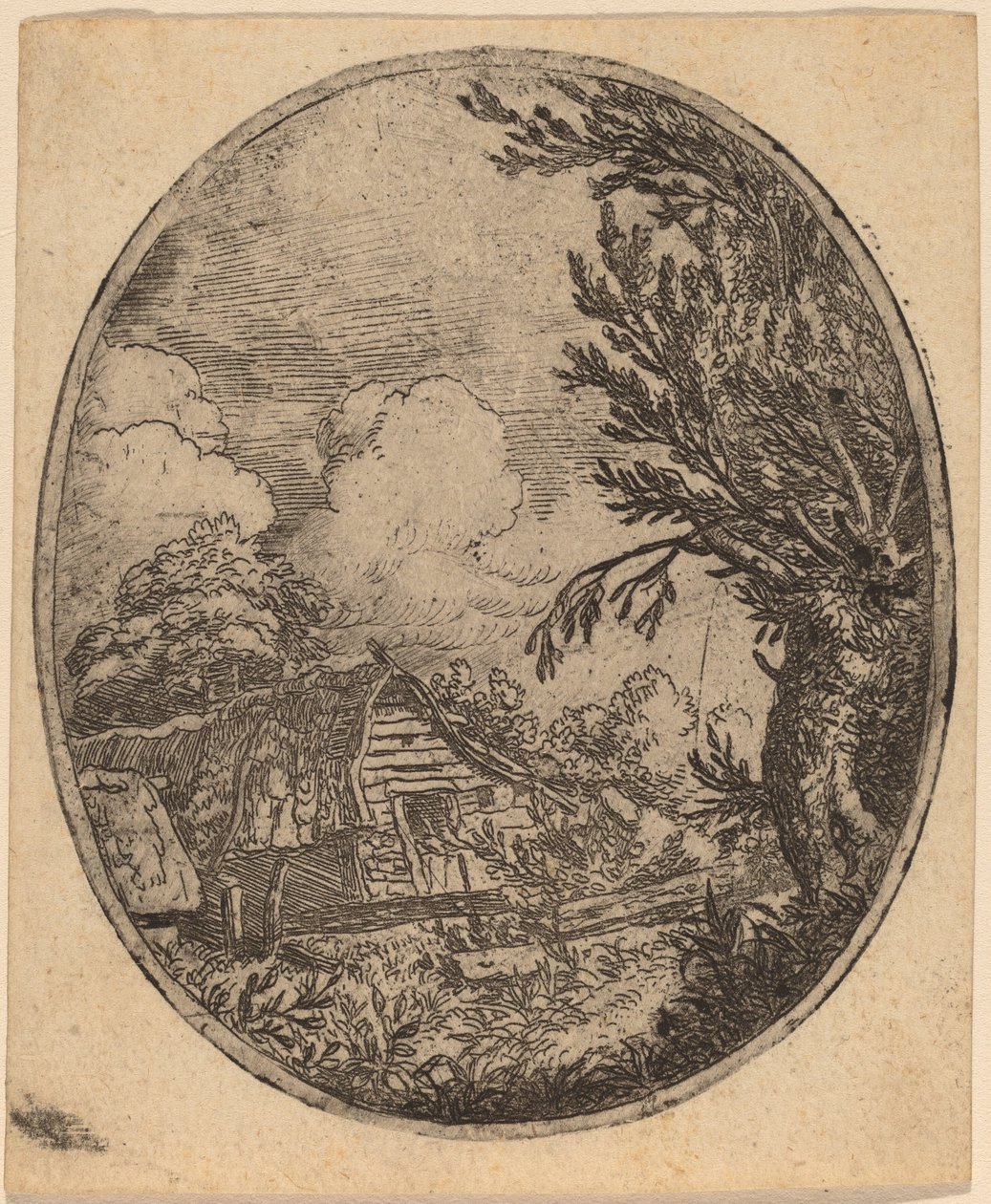 Hamlet entre los árboles de Allart van Everdingen