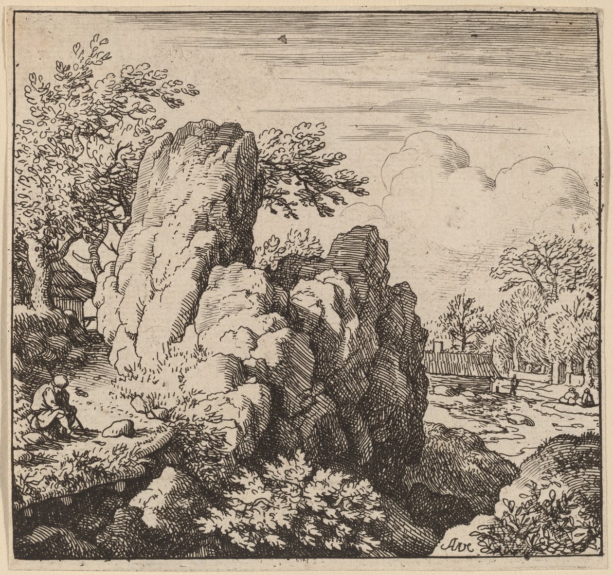 Gran roca de Allart van Everdingen