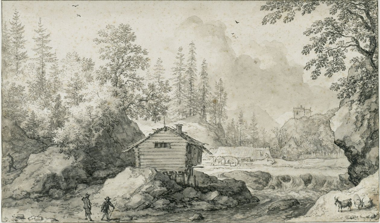 Paisaje nórdico de Allart van Everdingen