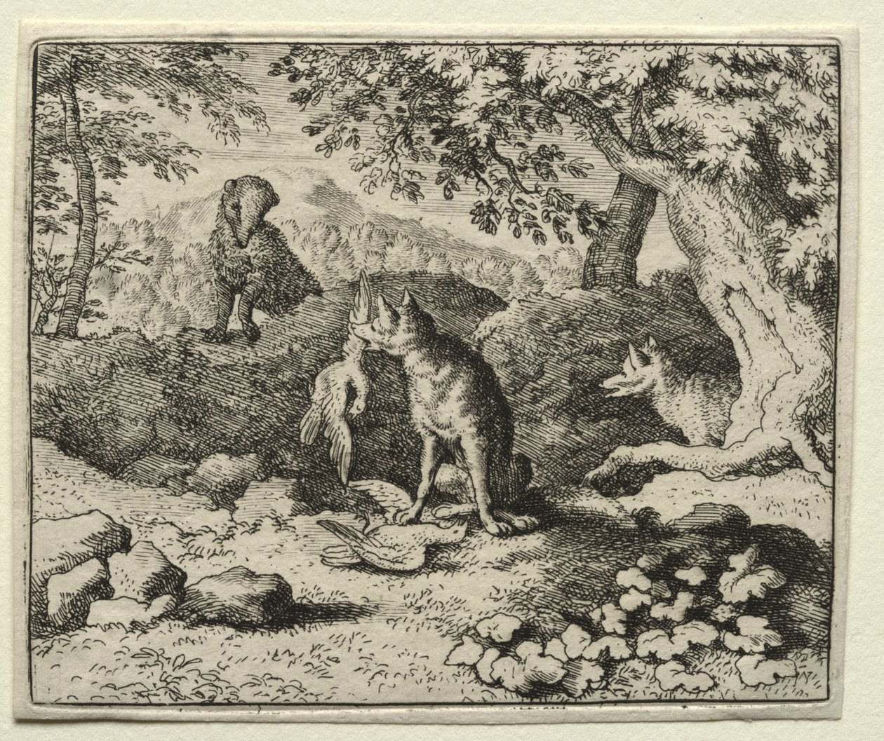 Reynard the Fox:  Badger Comes to Warn Reynard de Allart van Everdingen