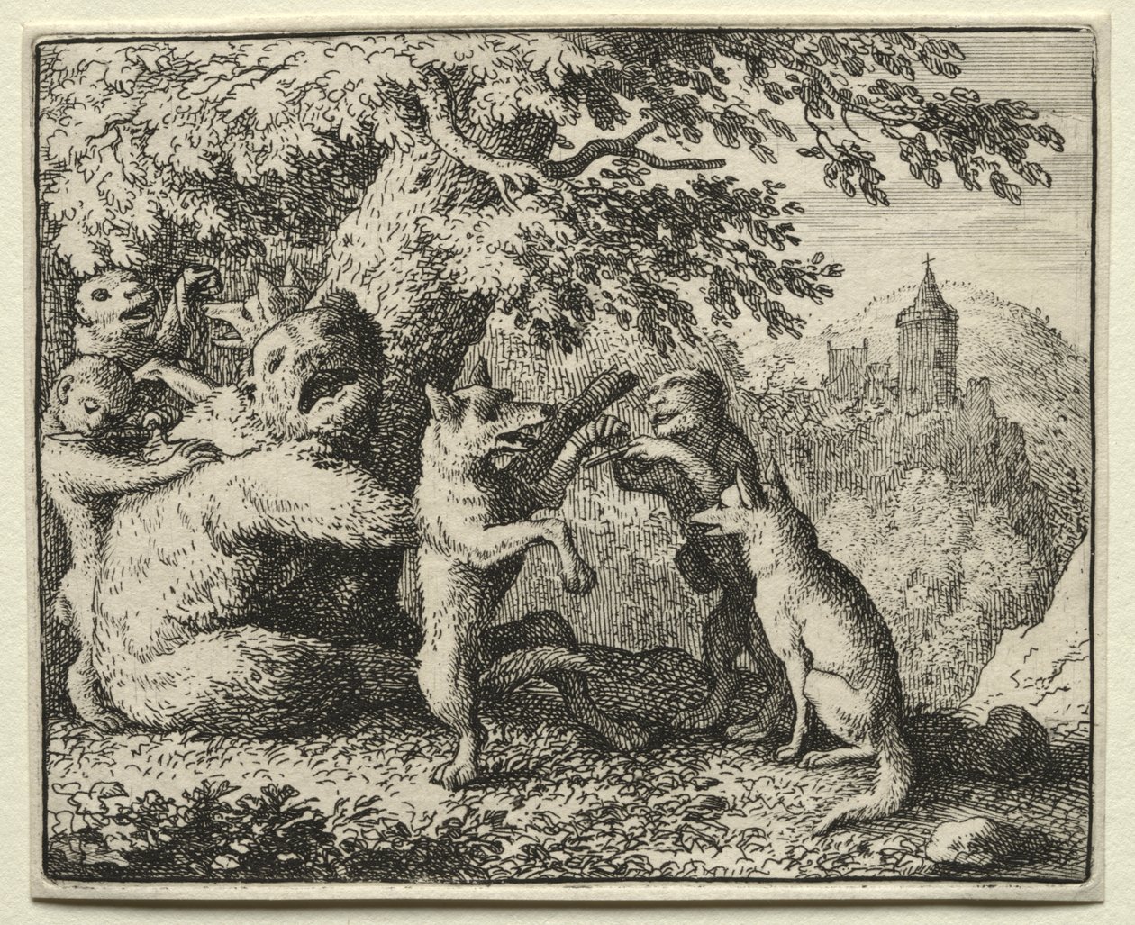 Reynard the Fox:  Reynard Equipped for his Pilgrimage de Allart van Everdingen