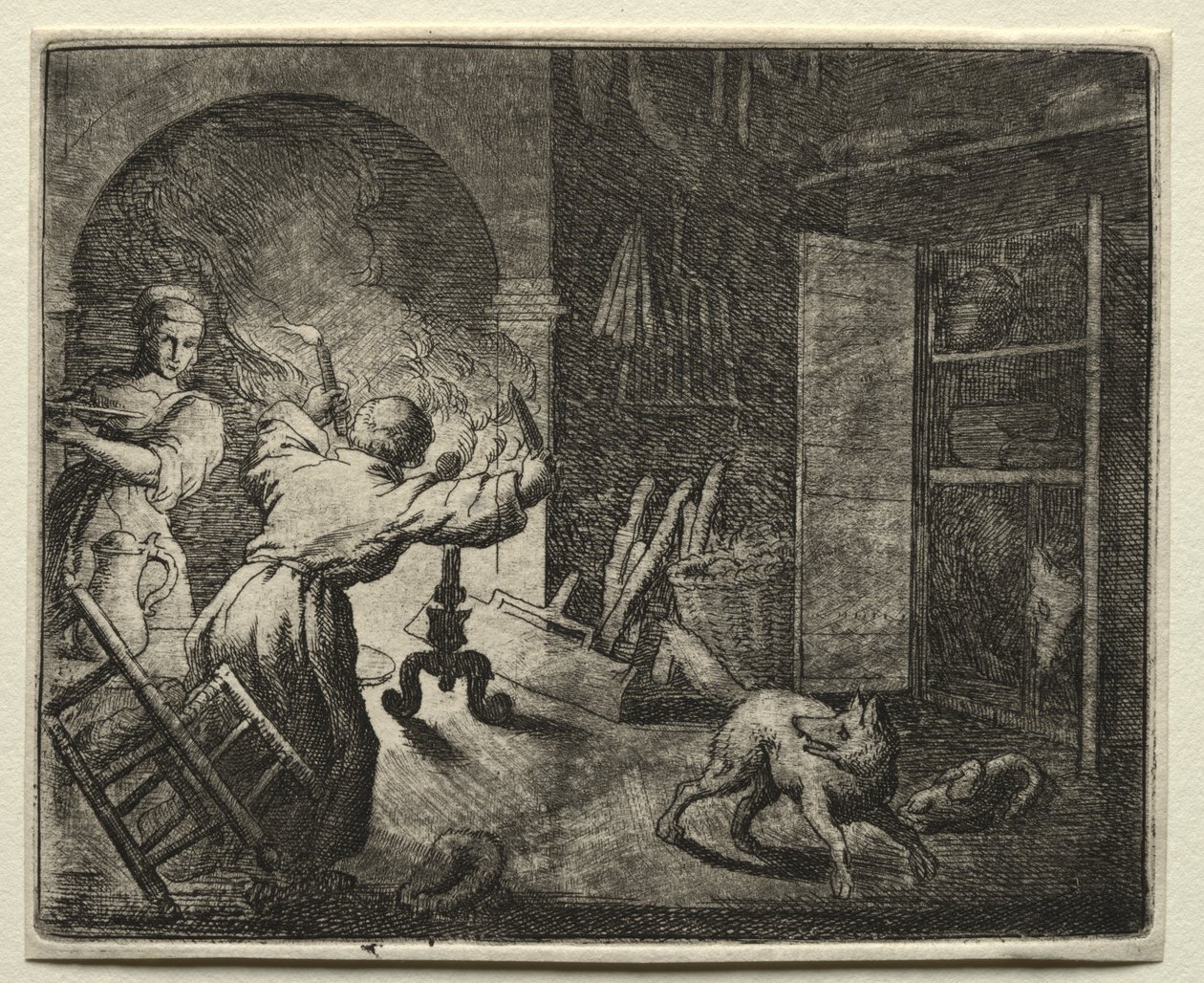 Reynard the Fox:  Reynard Steals a Capon de Allart van Everdingen