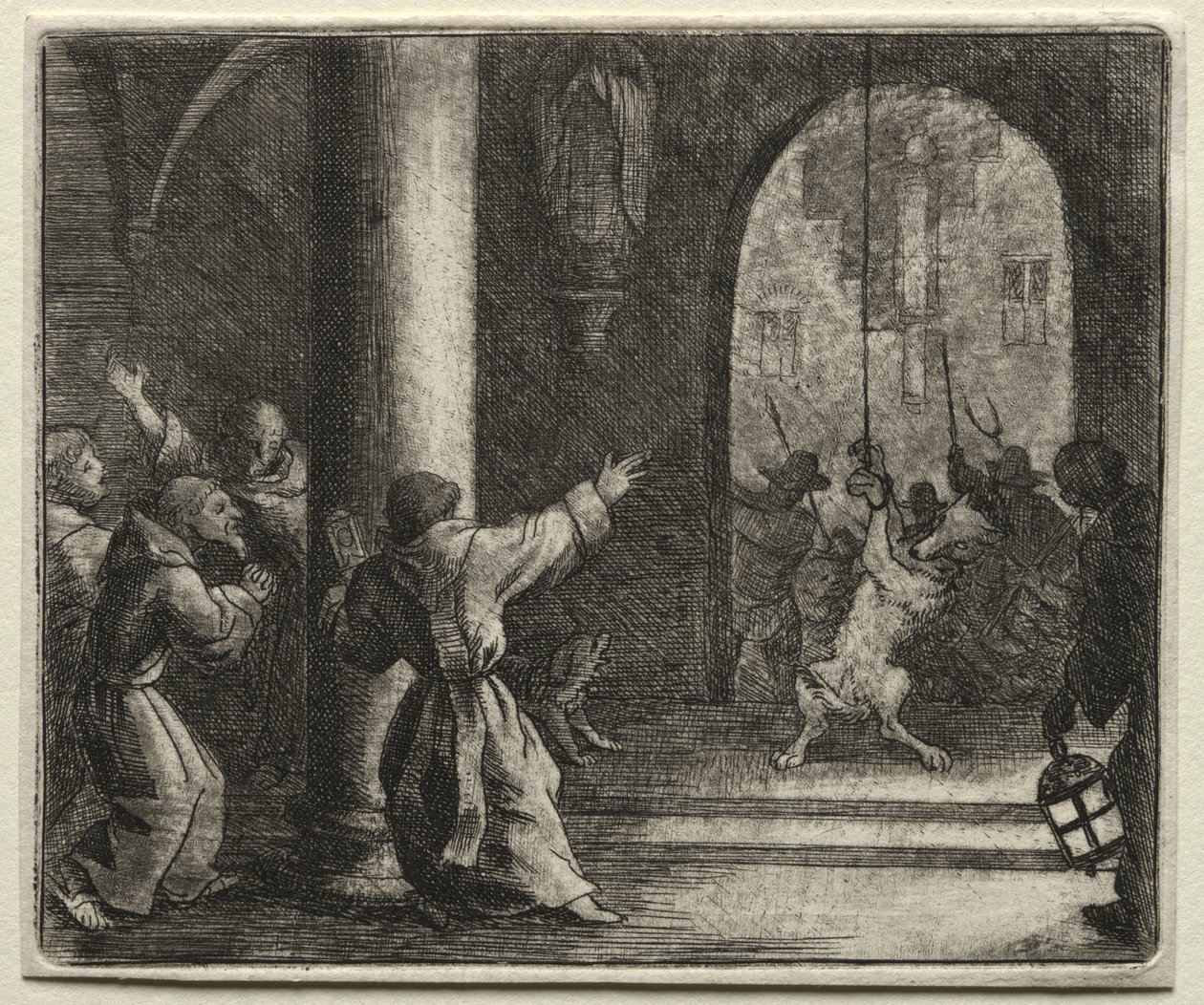 Reynard el Zorro: Reynard engaña al Lobo de Allart van Everdingen