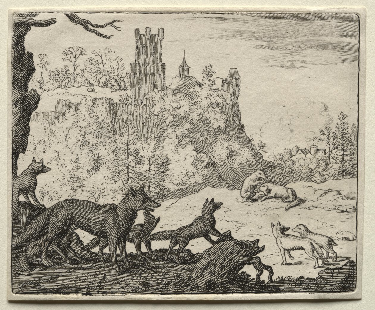 Reynard the Fox:  Reynard and the Badger Depart for Court de Allart van Everdingen