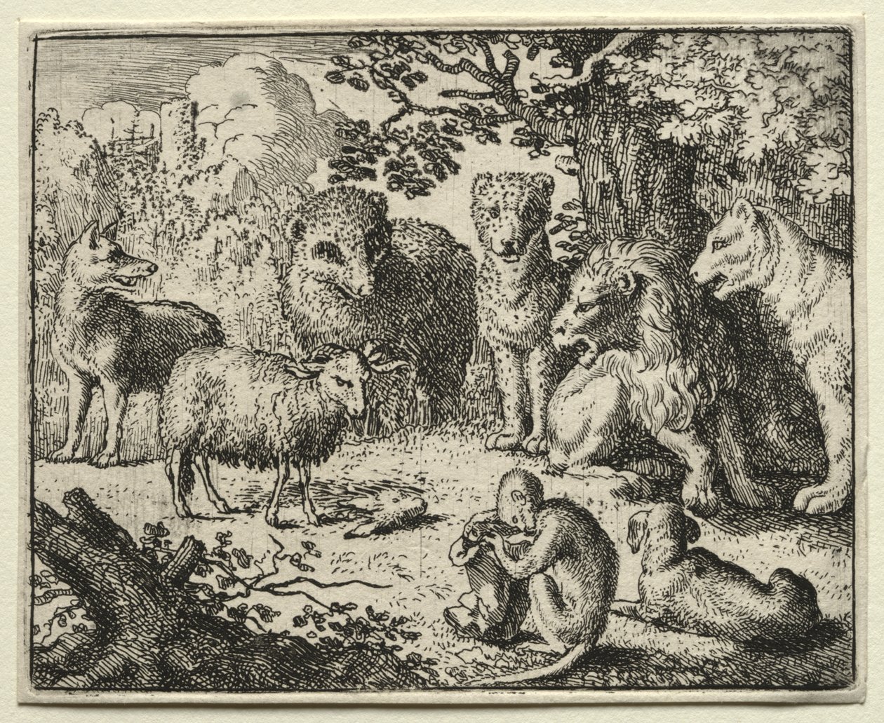 Reynard the Fox:  The Arrival of the Packet de Allart van Everdingen