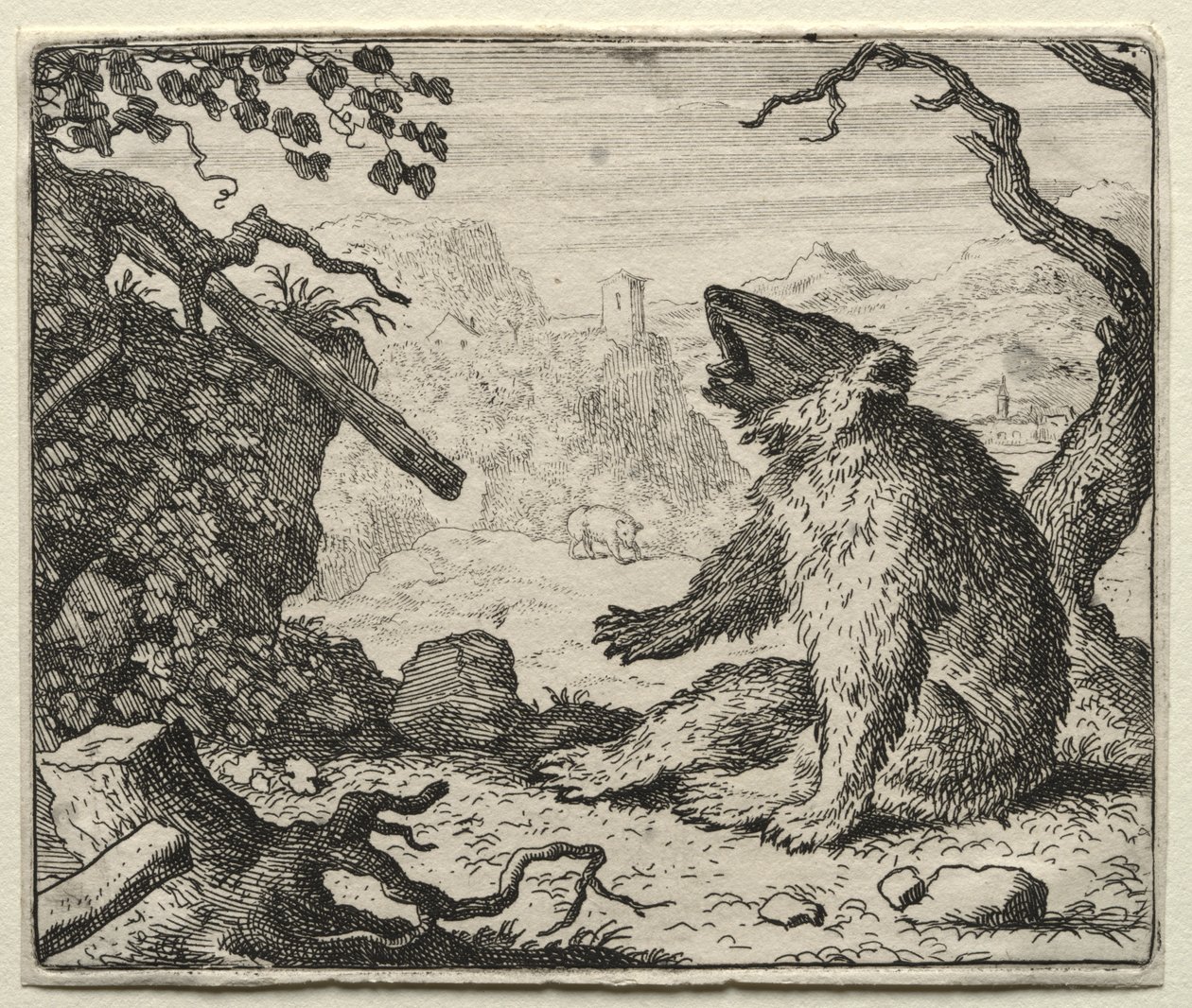 Reynard the Fox:  The Bear Calls Reynard to Court de Allart van Everdingen