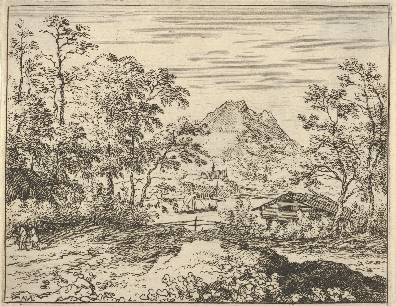 El río Broad, siglo XVII de Allart van Everdingen