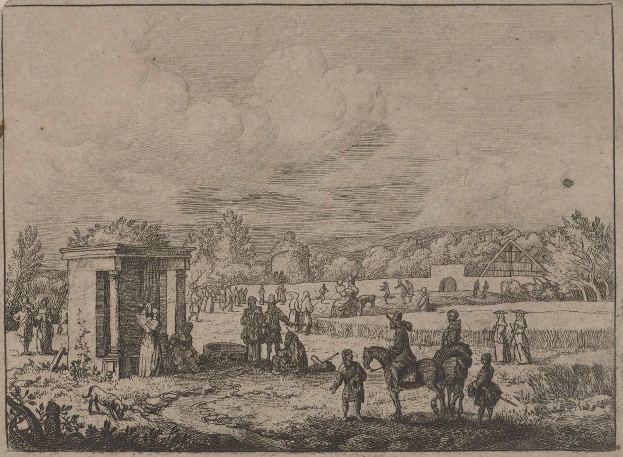El manantial en Watroz de Allart van Everdingen