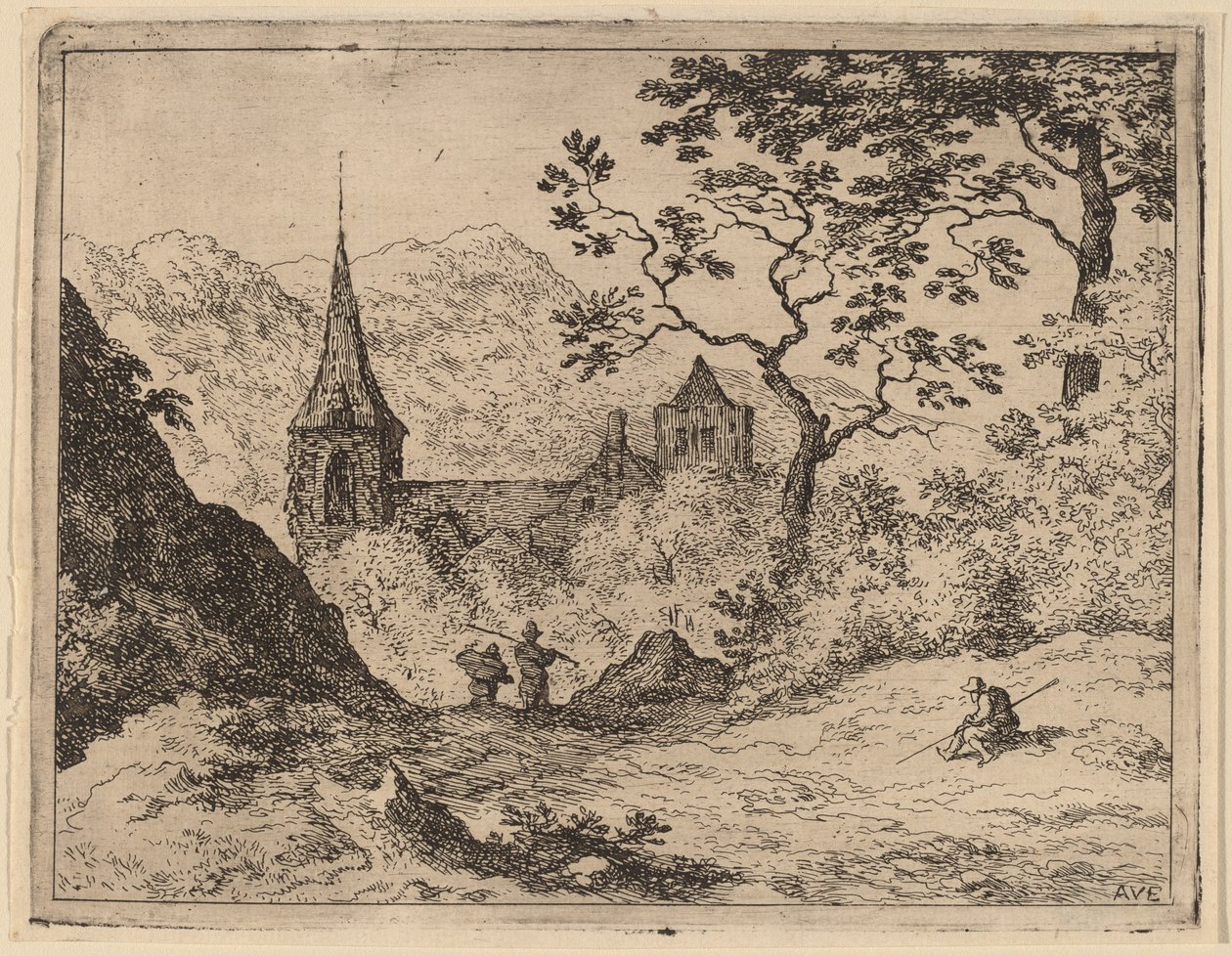 El campanario de Allart van Everdingen