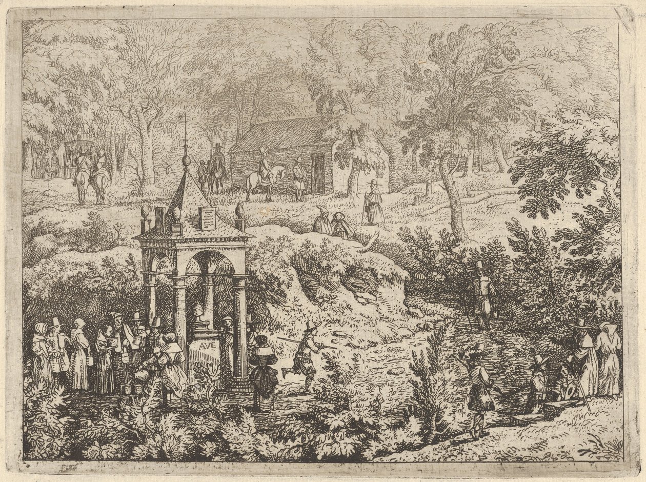 La tercera primavera, siglo XVII de Allart van Everdingen