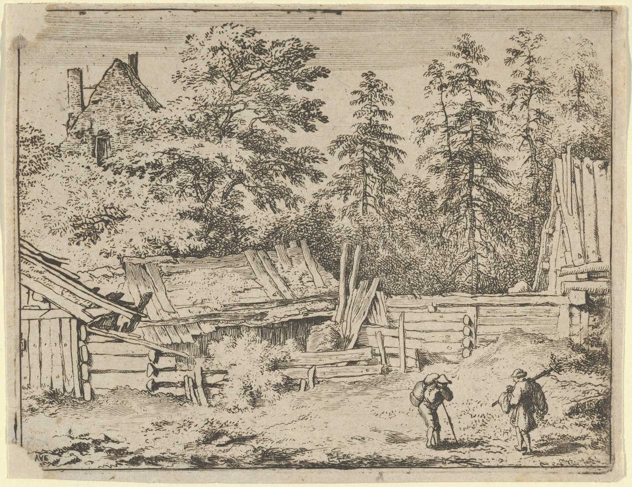 Las Tres Cabañas de Allart van Everdingen