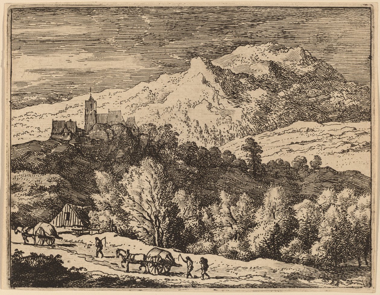 Dos carros de Allart van Everdingen