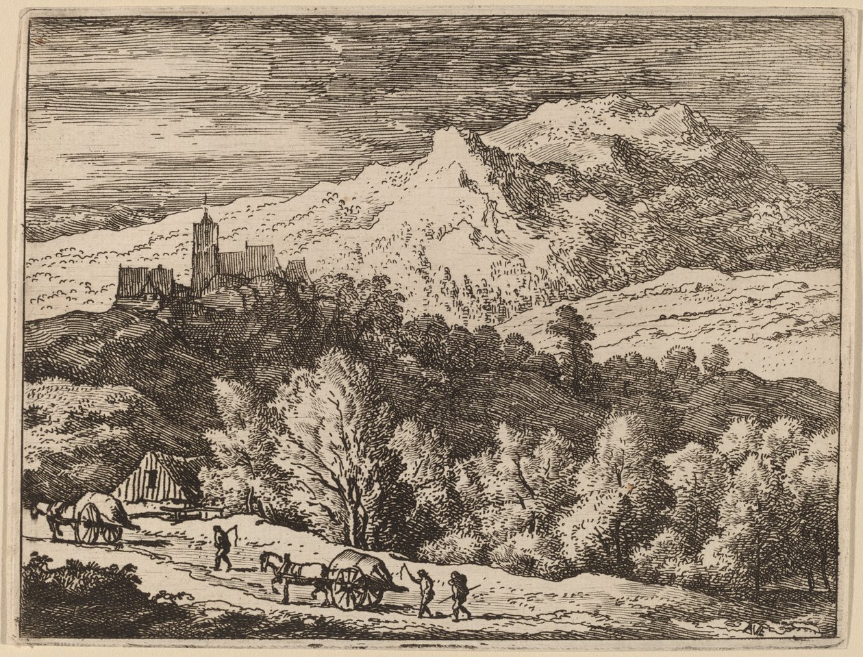 Dos carros de Allart van Everdingen
