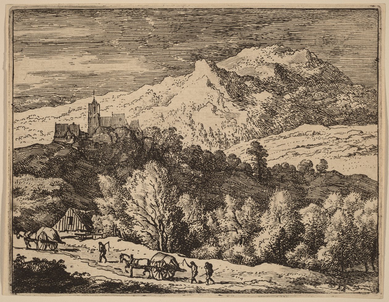 Dos carros de Allart van Everdingen