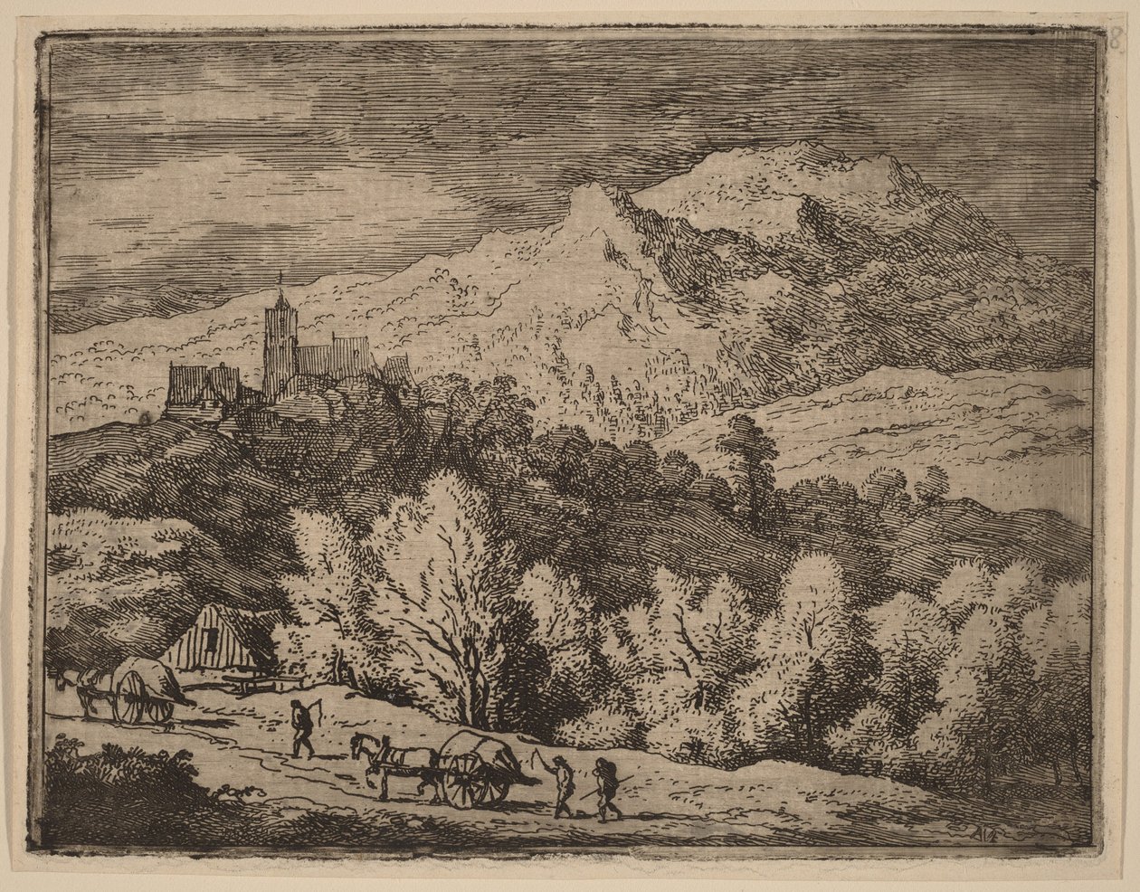 Dos carretas de Allart van Everdingen