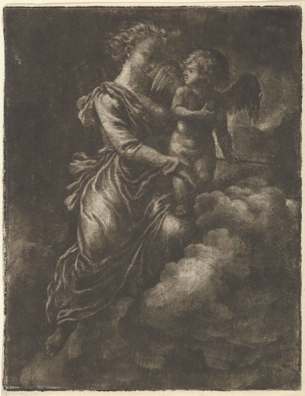 Venus y Cupido, siglo XVII de Allart van Everdingen