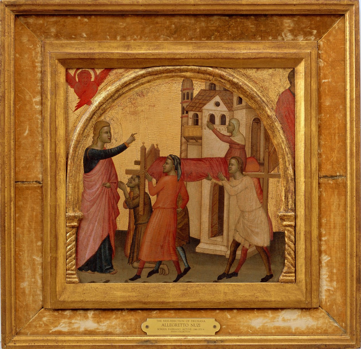 La resurrección de Drusiana, ca. 1370 de Allegretto Nuzi