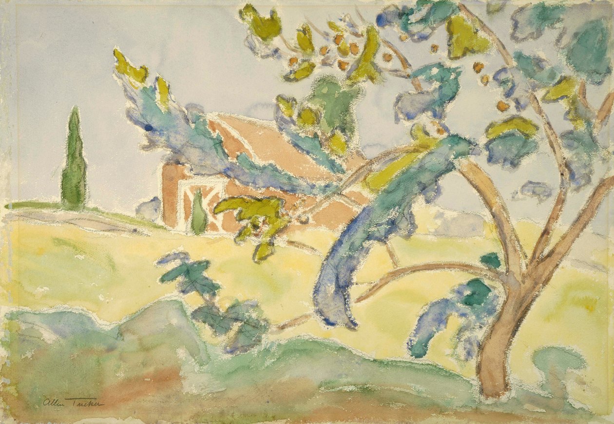 Árbol y Granero de Allen Tucker