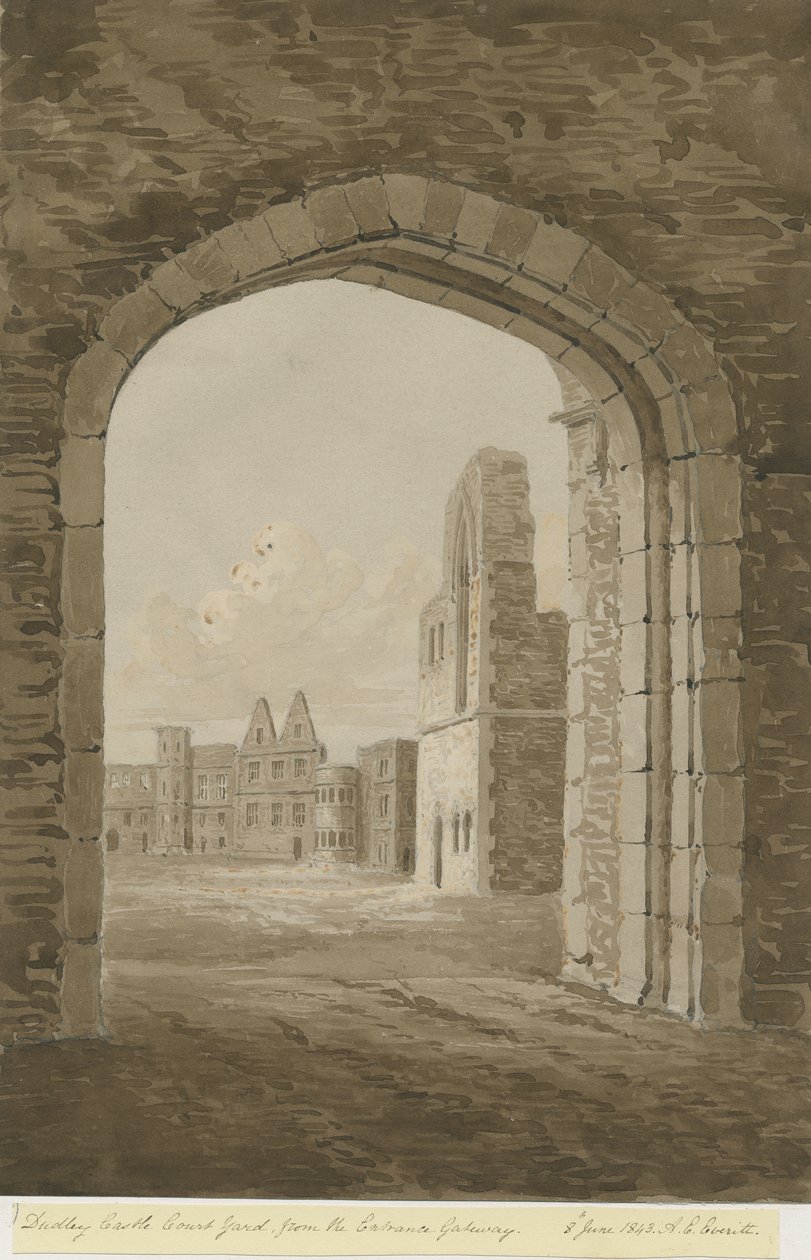 Castillo de Dudley - La Torre del Homenaje de Allen Edward Everitt