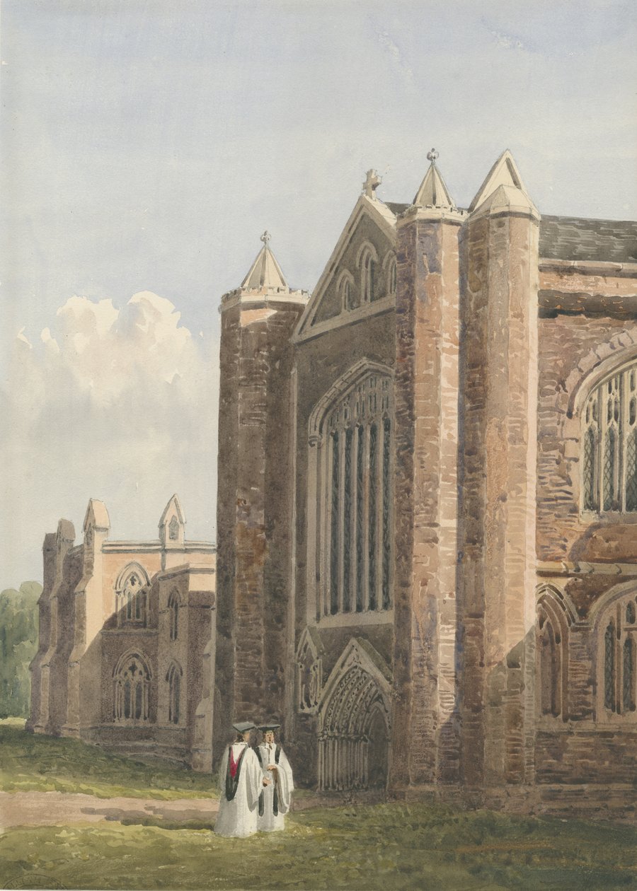 Catedral de Lichfield - Vista Noroeste de Allen Edward Everitt