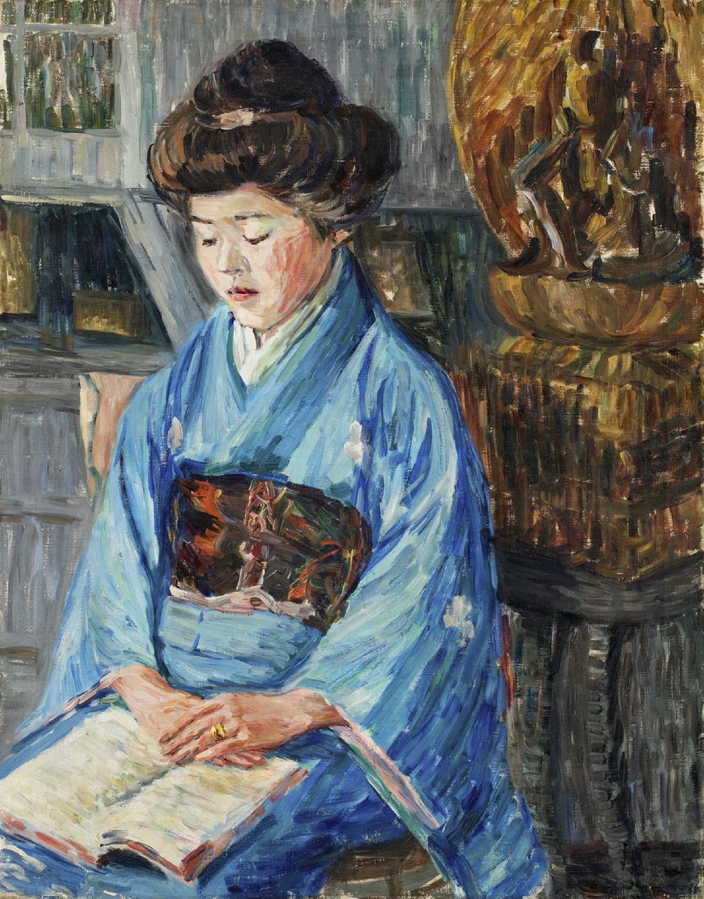 Woma japonesa de Alma Del Banco