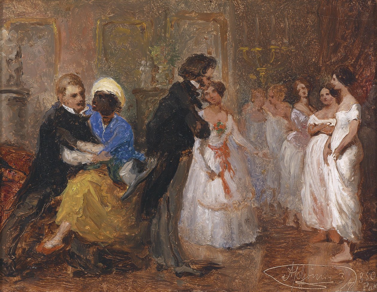 Damas galantes de Alois Schonn