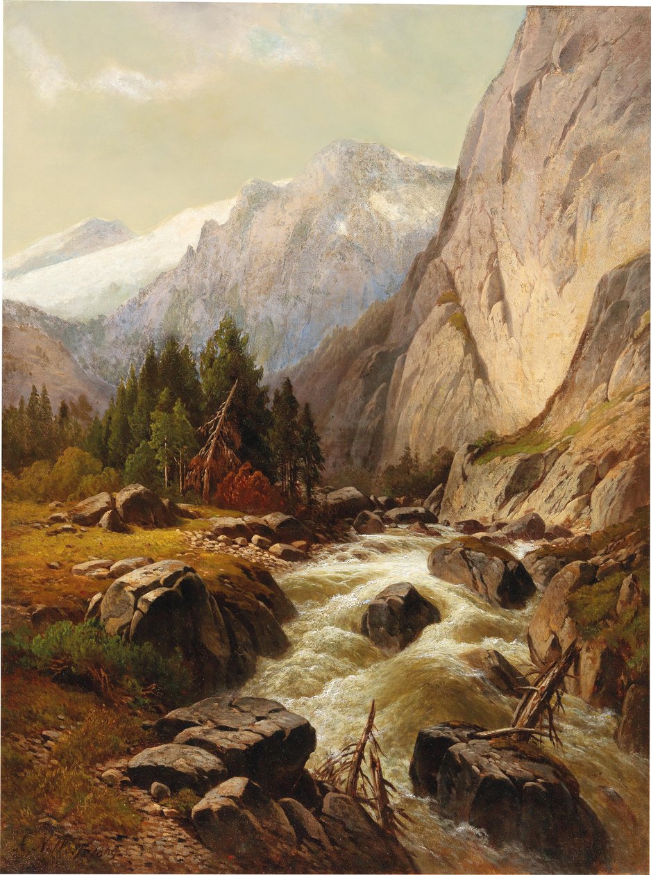 Arroyo de montaña de Alois Wolf