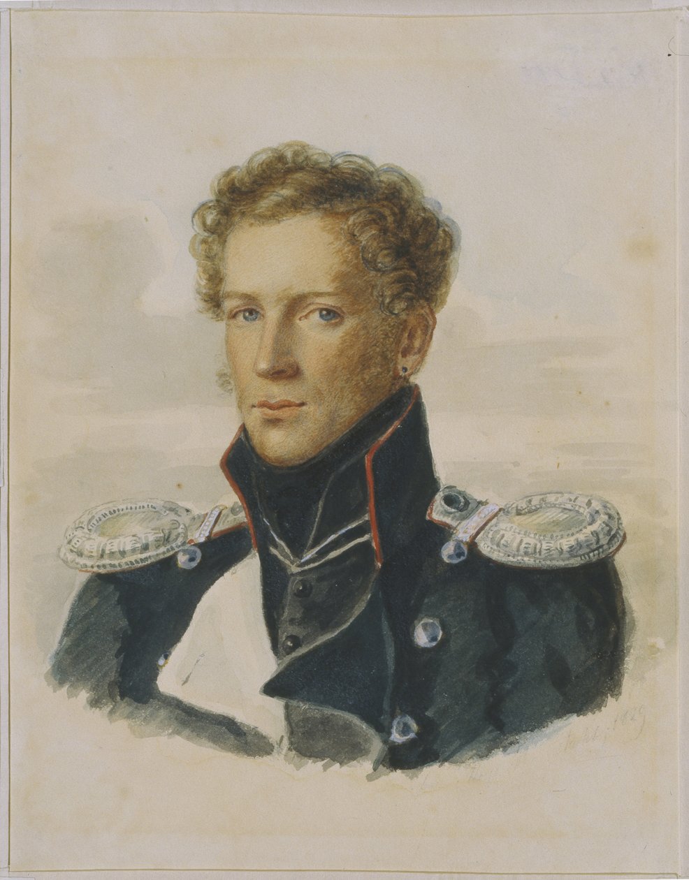Sergey Lanskoy 1789-1832, Oficial de la Guardia de Caballería, 1829 de Alois Gustav Rockstuhl