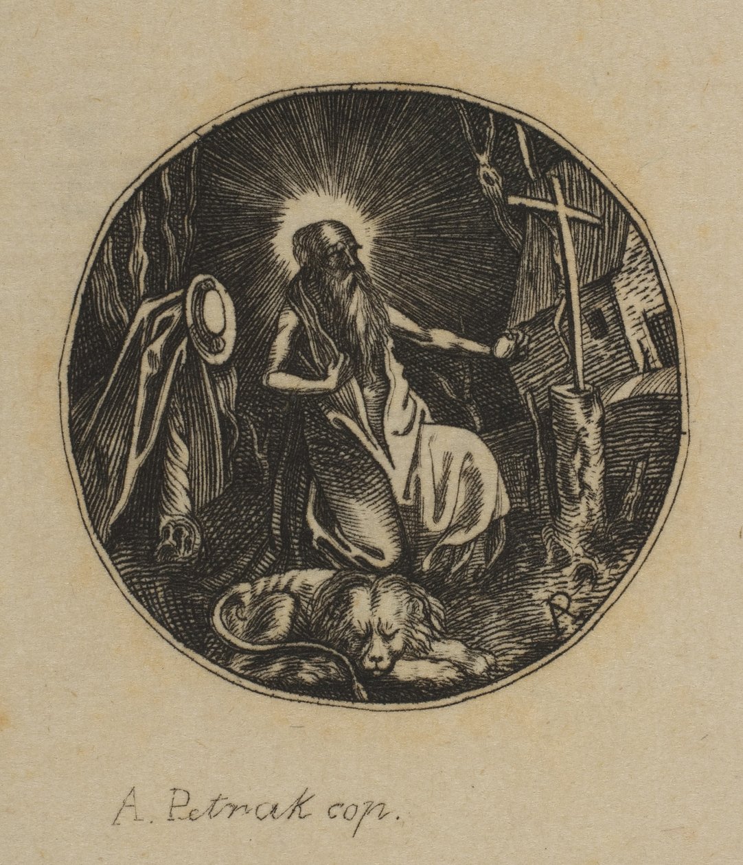 San Jerónimo, siglo XIX de Alois Petrak