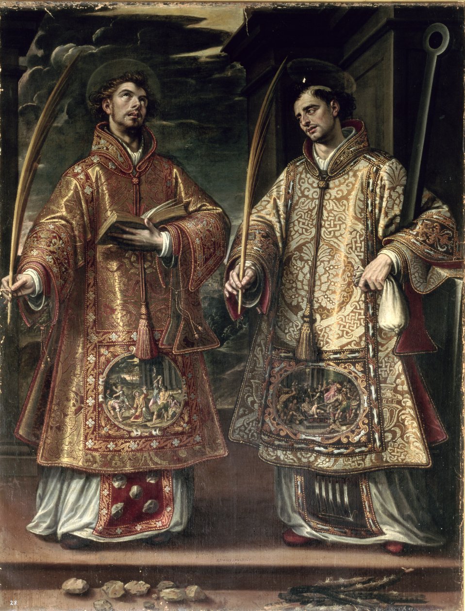 San Lorenzo y San Esteban, 1580 de Alonso Sánchez Coello
