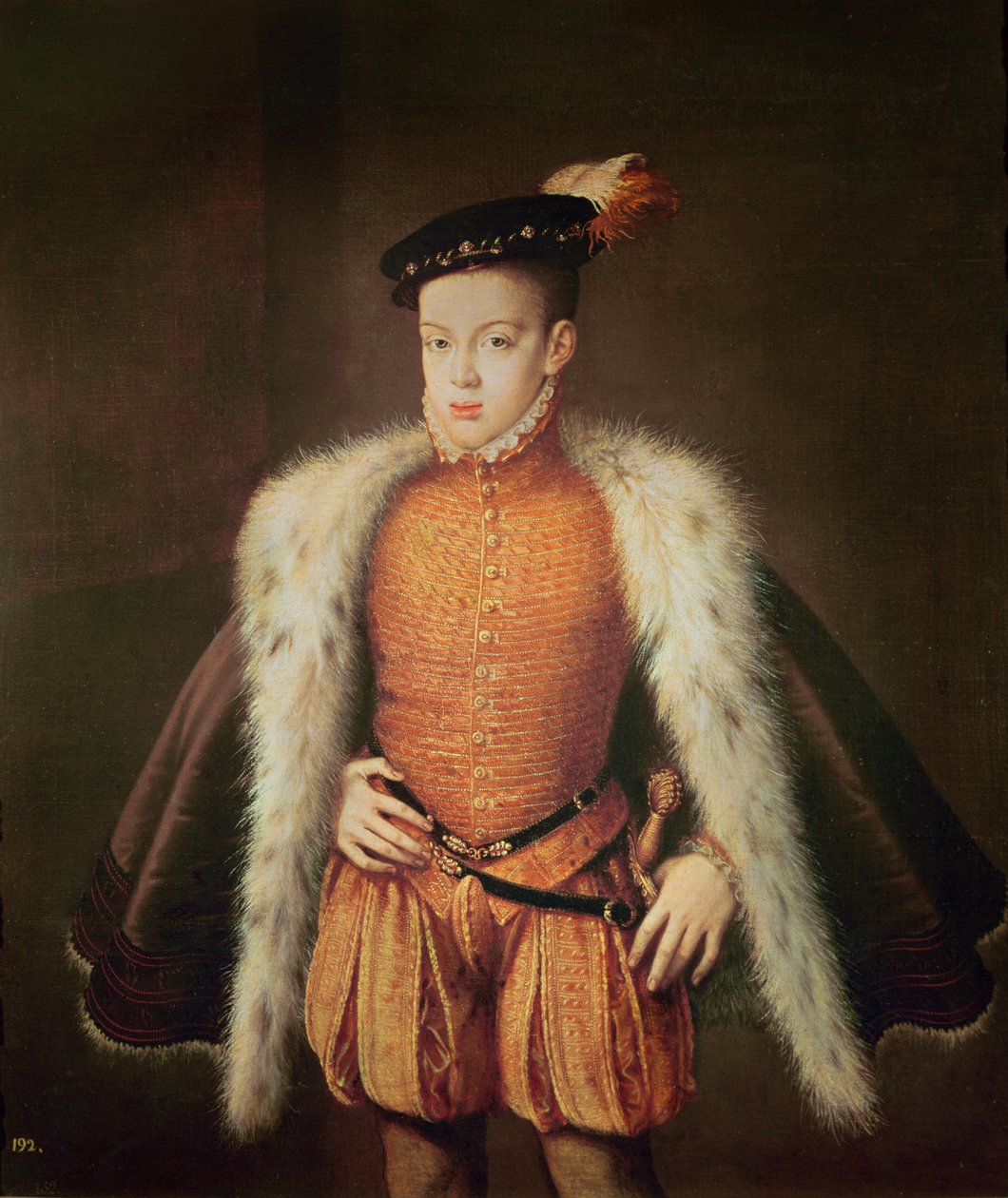 Don Carlos, Príncipe de Asturias y Portugal, c.1558 de Alonso Sánchez Coello
