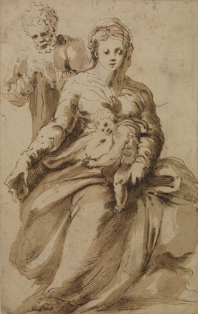 Sagrada Familia, c.1637 de Alonso Berruguete