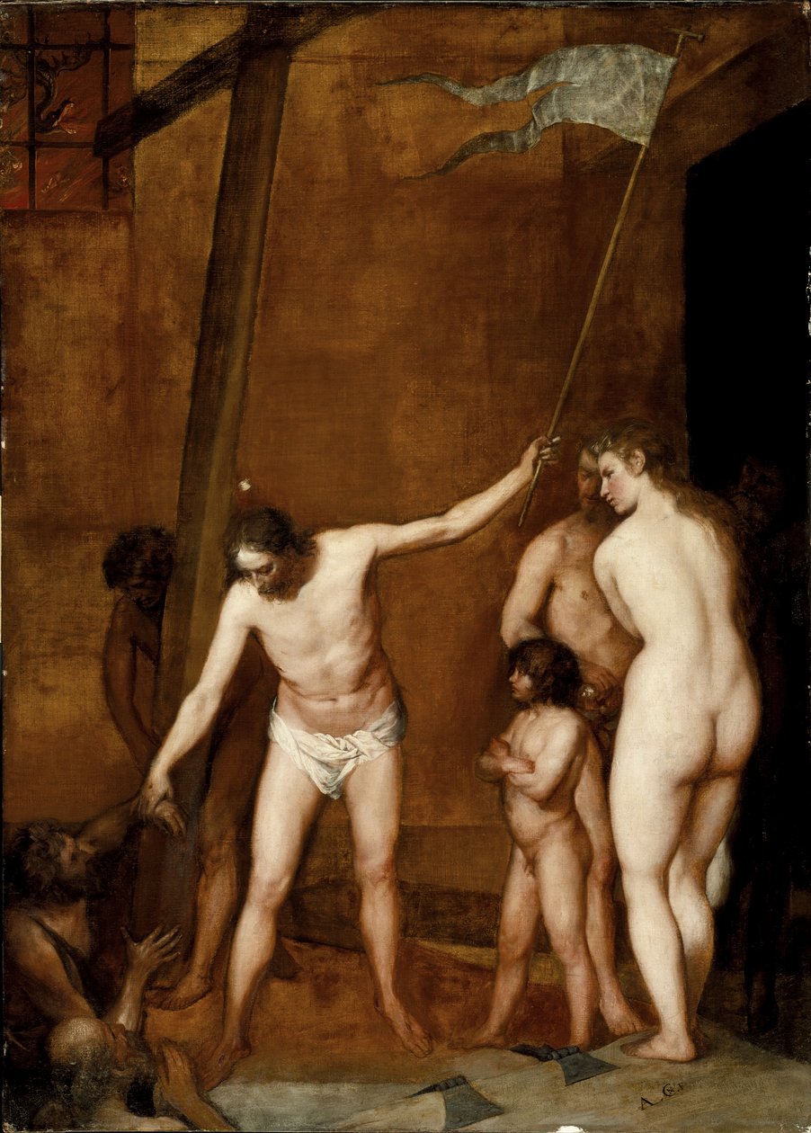Christus in der Vorhölle de Alonso Cano
