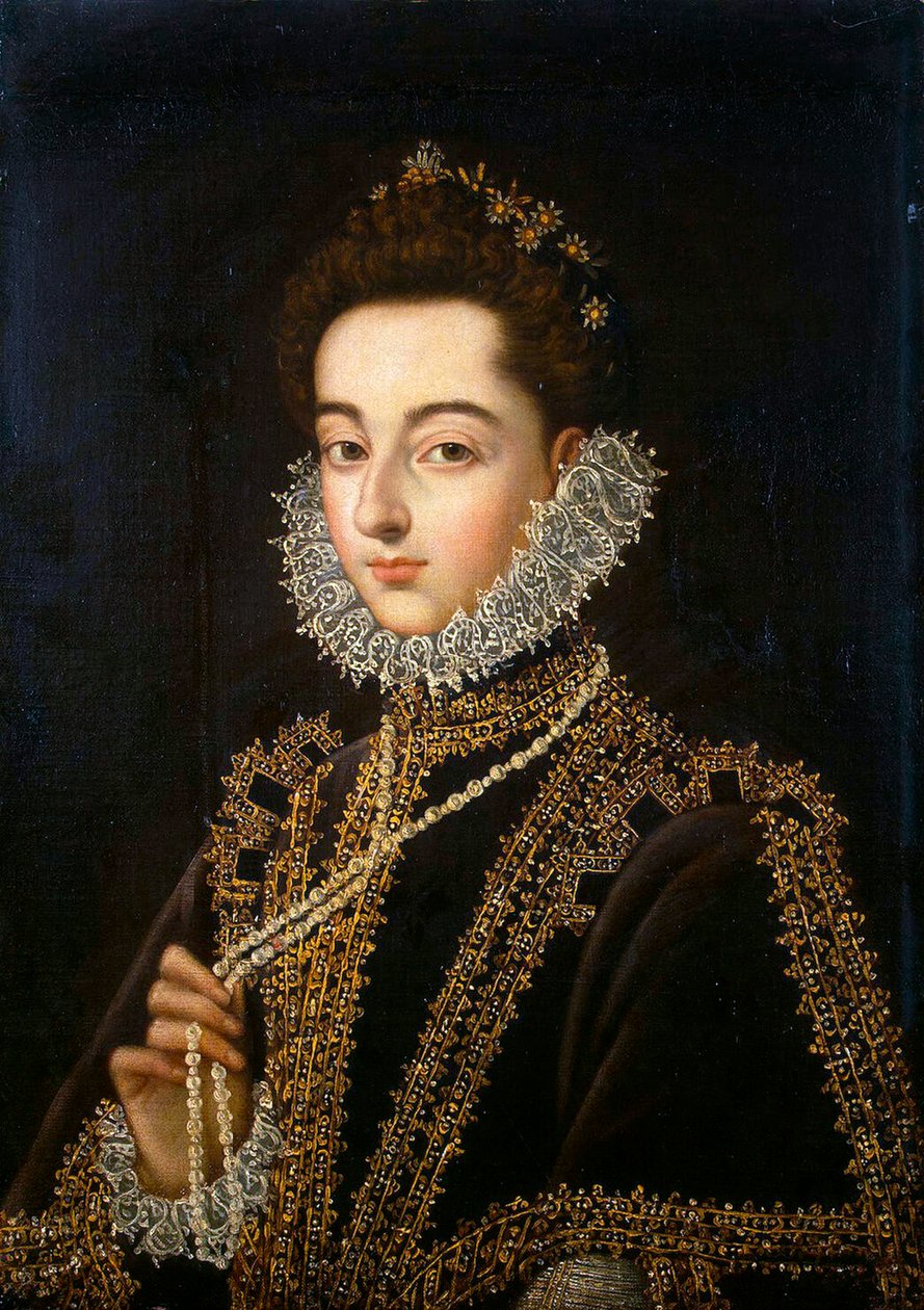 Retrato de la Infanta Catalina Micaela de España de Alonso Sánchez Coello