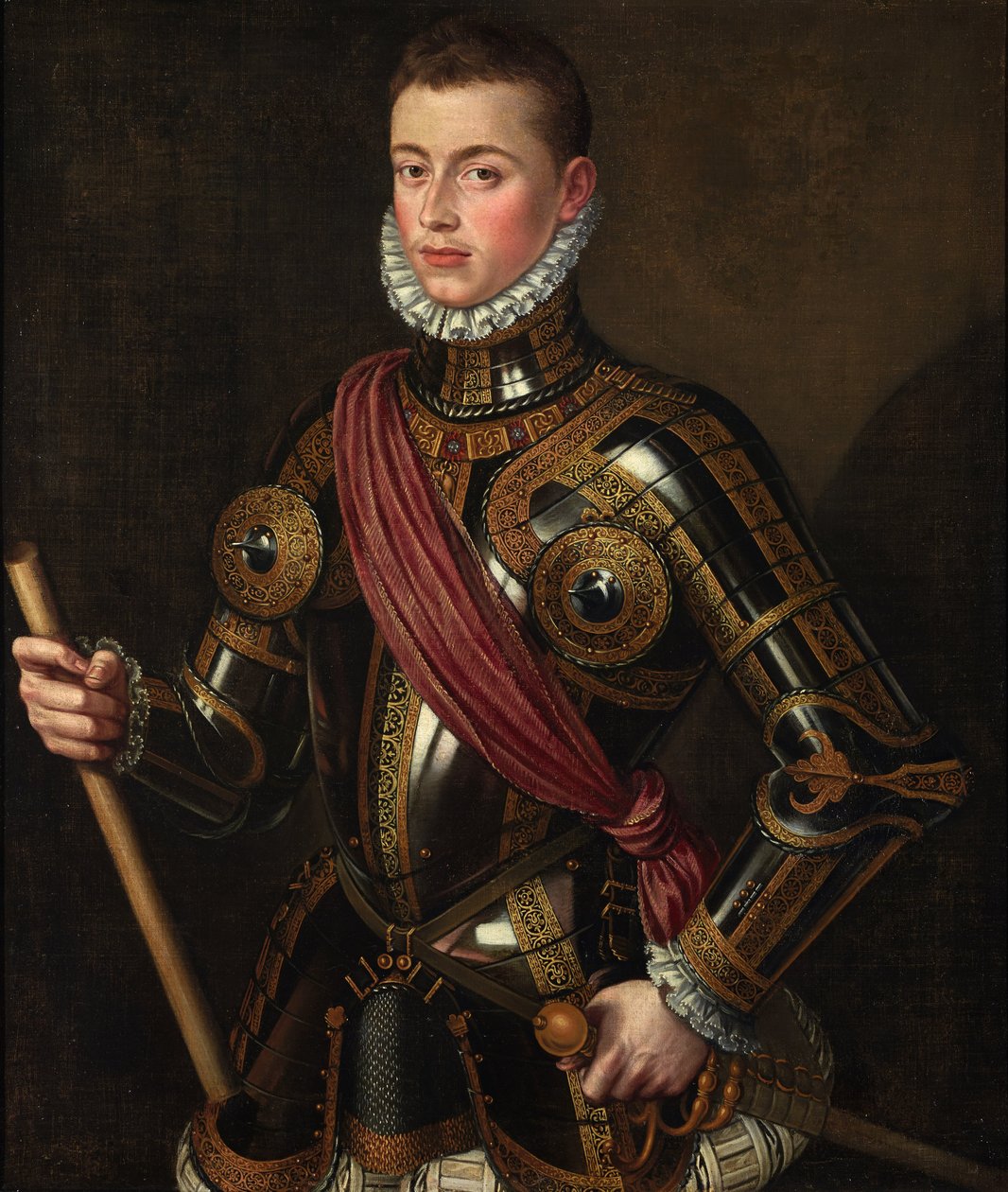 Español:  Don Juan de Austria armado Don Juan de Austria armado de Alonso Sánchez Coello