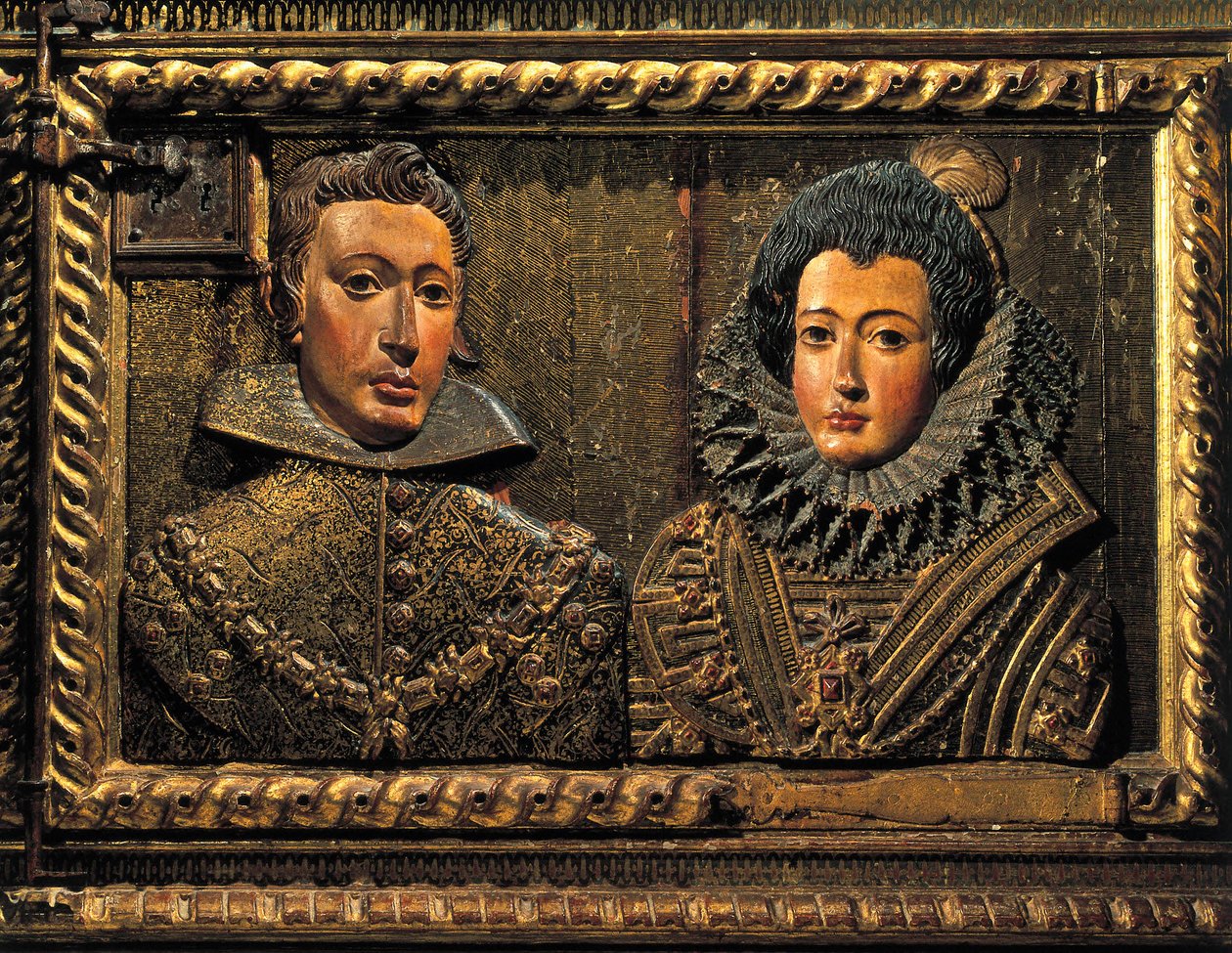 Retrato de Felipe II, relieve de Alonso de Mena