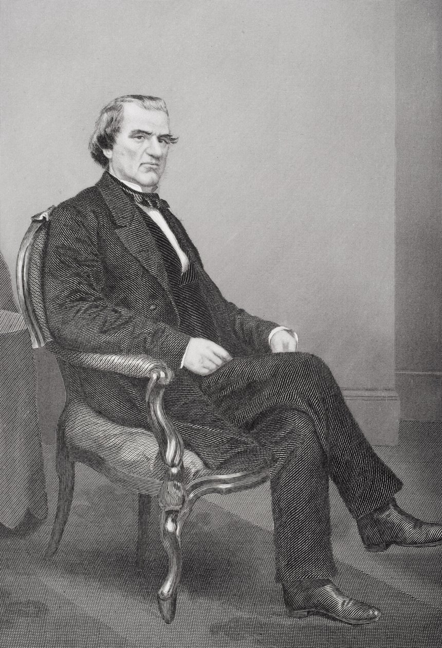 Andrew Johnson (1808-75) de Alonzo Chappel