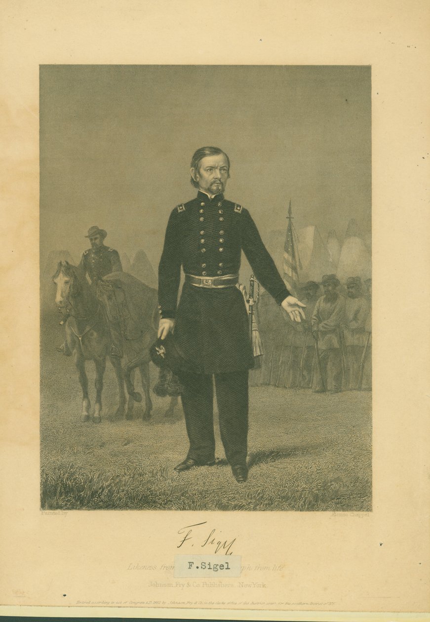 Franz Sigel, General (Unión) de Alonzo Chappel
