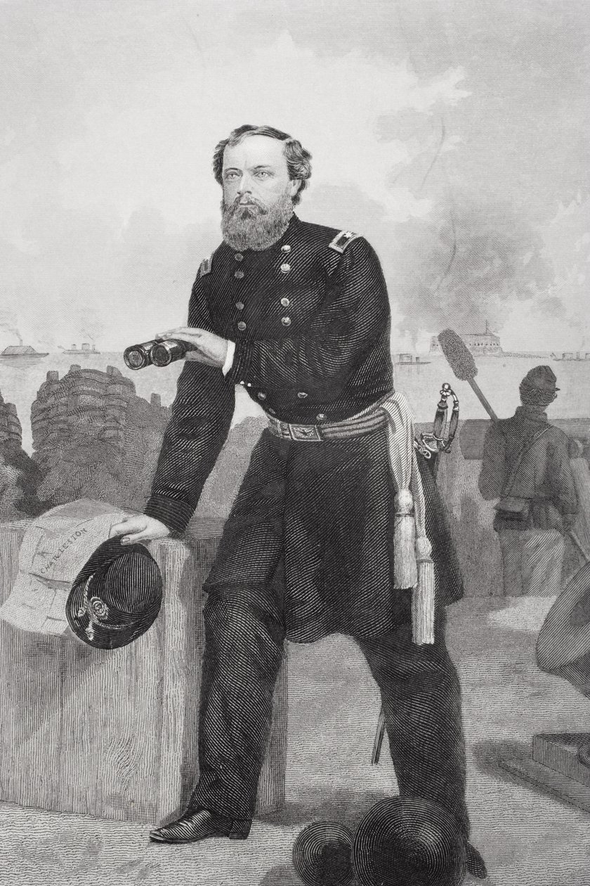 Retrato del General Quincy Adams Gillmore (1825-88) de Alonzo Chappel