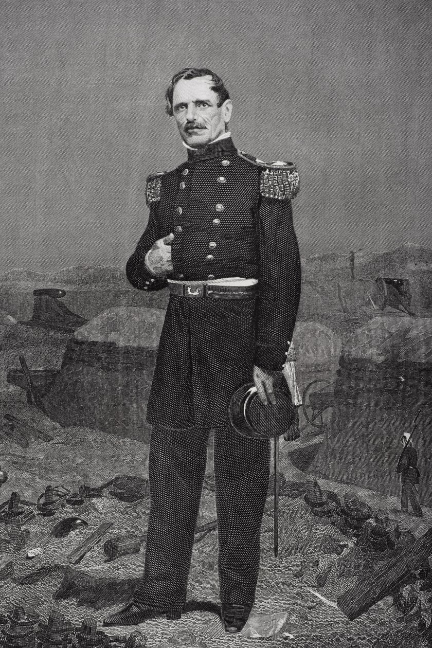 Retrato del General James Shield de Alonzo Chappel