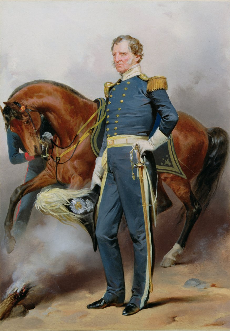 Winfield Scott (1786-1866), c.1850 de Alonzo Chappel